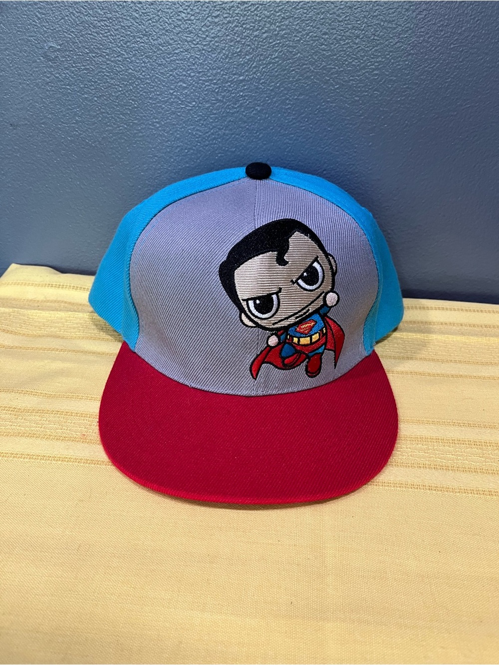 Rare Six Flags Exclusive Chibi Superman SnapBack Hat